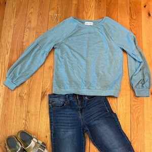 Knox Rose Blue Sweatshirt